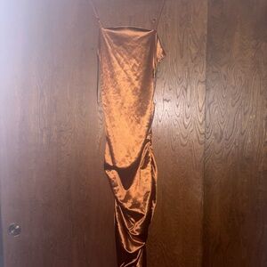 Copper Midi Dress
